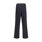 Margiela Gray Wool Casual Pants